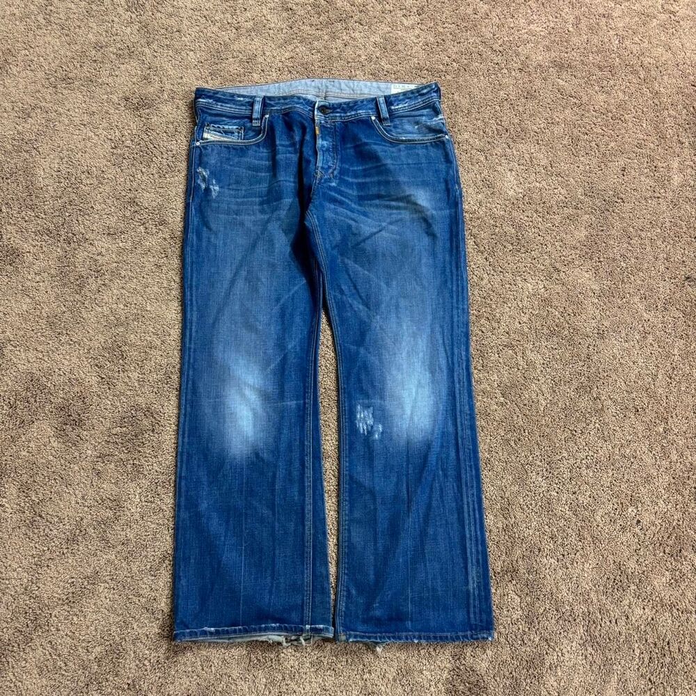 American-vintage Men's Blue and Navy Jeans